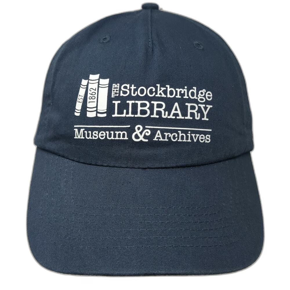 Hit 5 Panel Blue One Size Stockbridge Library Museum Archives Strapback Hat